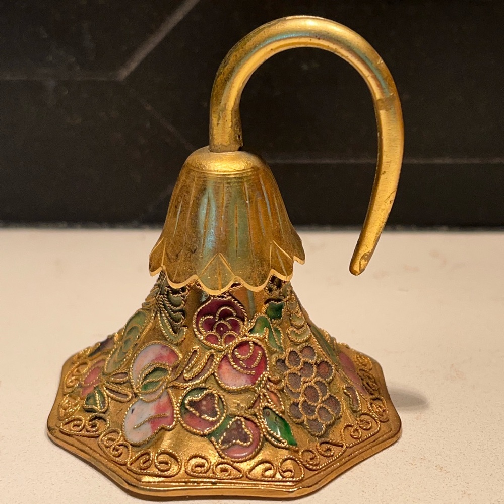 Cloisonné Tulip Bell Vintage